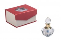 Crystal 3 ml bottle with glass lid and needle