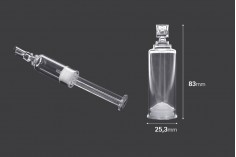 Flacon en plastique - ampoule de 15ml jetable - 100 pcs
