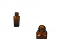 Flacon en verre de 10ml pour huiles essentielles de couleur caramel (PP18)