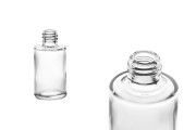 30ml round perfume glass bottle with PP18 finish