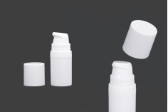 White 5ml airless plastic lotion cream bottle 
