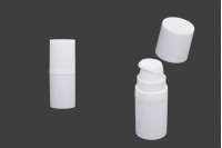 White 5ml airless plastic lotion cream bottle 