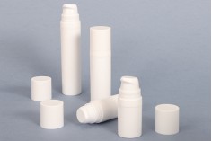 Airless Plastikflaschen für Creme 10 ml in weißer Farbe