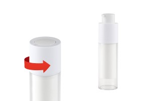 Airless-Flasche 30ml für Plastikcreme mit Acryl-Ummantelung-bildgruppe
