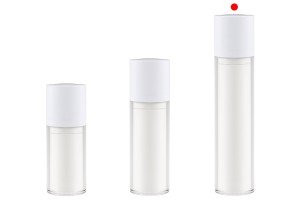 Flacon airless en plastique de 50 ml pour crème avec boîtier externe en acrylique-6