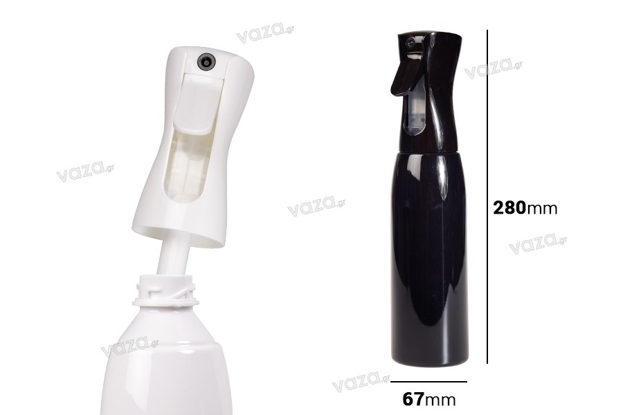 Μπουκάλι ψεκασμού 500 ml, πλαστικό και επαναγεμιζόμενο σε διάφορα χρώματα