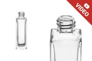 30ml square perfume glass bottle with 18/415 finish