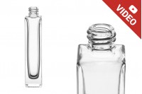 Parfümflasche 50 ml Glas mit quadratischem Körper 18/415