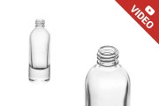 Bottiglia per profumi cilindrica in vetro da 30 ml