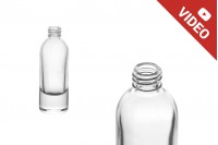 30ml cylindrical perfume glass bottle