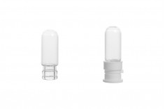 Flacon de sticlă de 2 ml, cu capac de siguranță din plastic pentru prelevare, medicamente și homeopate - 25 buc