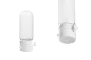 Flacon en verre de 2 ml, avec bouchon de sécurité en plastique pour l'échantillonnage, les médicaments et les produits homéopathiques - 25 pcs-εικόνα_σύνθεση