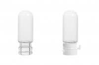 Flacon en verre de 2 ml, avec bouchon de sécurité en plastique pour l'échantillonnage, les médicaments et les produits homéopathiques - 25 pcs