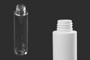 Flacon de 100 ml PET de couleur blanche ou transparente (PP24)