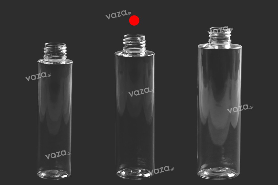 150ml white or transparent PET bottle with PP24 finish