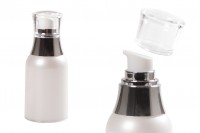 50 ml airless bottle with cream pump and transparent lid