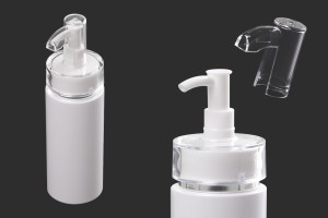 Bottiglia da 120 ml in PET con pompetta dosatrice (PP24) e  tappo-εικόνα_προϊοντική