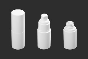 Bottiglia di plastica da 30 ml con pompetta dosatrice per crema (PP20) e tappo.-εικόνα_σύνθεση