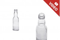 Glass bottle 40 ml (PP 18) for drinks