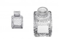 Glass squared bottle 50 ml (PP 28) for reed diffuser