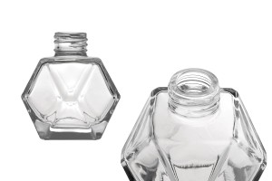 100 ml diamantförmige Glasflasche für Lufterfrischer-1