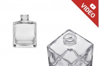 Bottiglia di vetro quadrata da 200 ml PP28 – adatta anche per diffusore ambiente