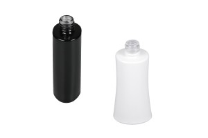 Flacon de parfum ovale en verre de 50 ml en couleur noire ou blanche (18/415)-5