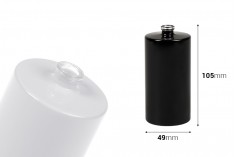 Μπουκάλι αρωμάτων 100 ml στρογγυλό με κλείσιμο ασφαλείας ''Crimp'' 15 mm σε λευκό ή μαύρο χρώμα