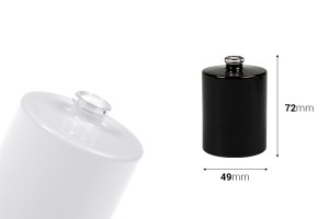 50 ml runde Parfümflasche mit Crimp-Sicherheitsverschluss. 15 mm-2