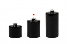 Μπουκάλι αρωμάτων 50 ml στρογγυλό με κλείσιμο ασφαλείας ''Crimp'' 15 mm σε λευκό ή μαύρο χρώμα