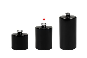 50 ml runde Parfümflasche mit Crimp-Sicherheitsverschluss. 15 mm-5