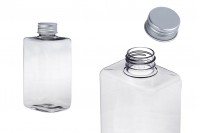 Bottle plastic (PET) 300 ml in clear color with cap for milk, juice, beverages