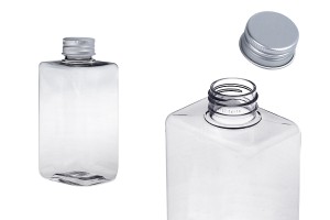 Shishe plastike (PET) transparente 300 ml me kapak alumini - 6 copë           -imazh_produkt