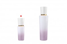 Luxury 30ml glass bottle with cream pump and acrylic cap