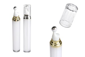 Flaconcino cilindrico in acrilico da 20 ml per uso cosmetico con erogatore roll-on e tappo-εικόνα_προϊοντική