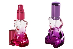 Flacon de 10 ml avec vaporisateur et bouchon en forme d'ours en peluche-εικόνα_σύνθεση