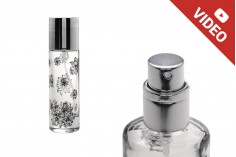 30 ml perfume bottle with silver cap and spray (PP 15)