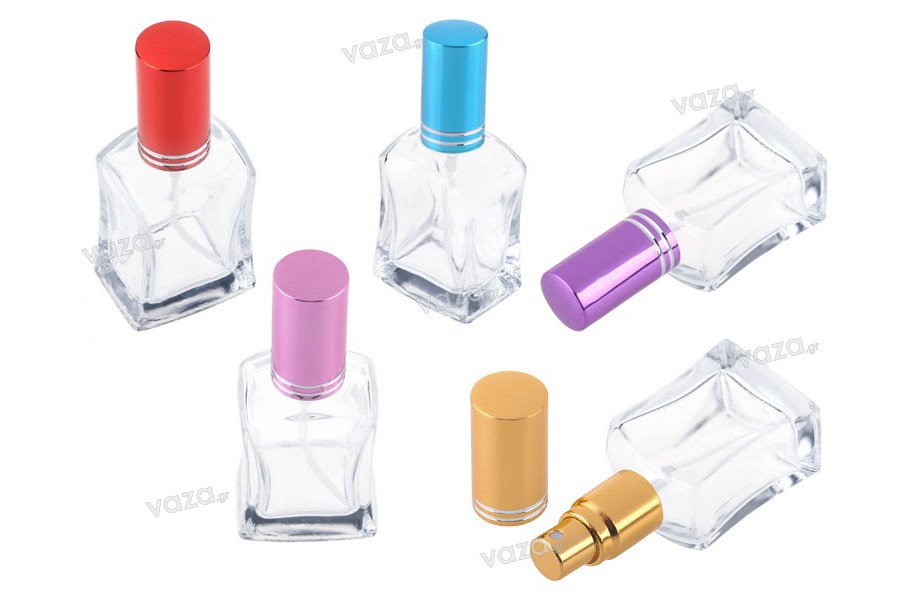Ersatzteile 18mm Leere Kristall Parfümflasche Beige Zerstäuber Spray Pumpe 