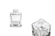 Square 100ml glass diffuser bottle without sticks