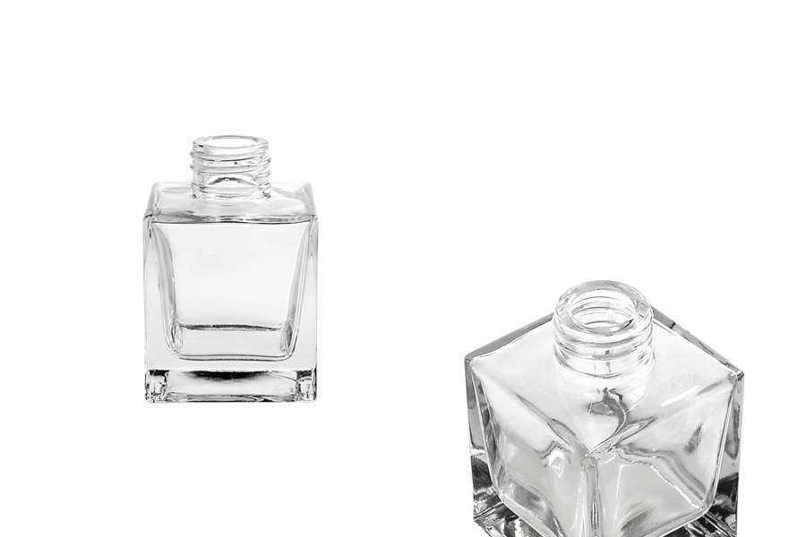 Diffuseur à parfum verre flacon bouchon or 40 ml