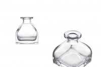 Viereckige Glasflasche 50 ml