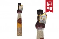 Μπουκάλι γυάλινο με διάφορους καρπούς για διακόσμηση της κουζίνας 50x300 - 210 ml