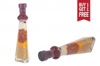 Glasflasche mit verschiedenen Früchten für die Dekoration der Küche-120 ml