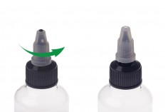 10ml pen shape PET dropper with black unicorn twist off cap for e-cigarettes - available in a package with 50 pcs