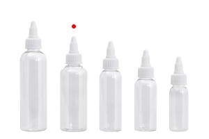 PET-Flasche 100 ml transparent mit weißem twist up Deckel  für E- Liquids 50 Stücke-εικόνα_σύνθεση
