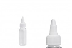 Bottiglietta in PET trasparente da 30 ml con tappo bianco twist up a forma di unicorno per sigarette elettroniche - 50 pezzi