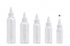 30ml pen shape PET dropper with white unicorn twist off cap for e-cigarettes - available in a package with 50 pcs