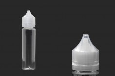 Bottle 60 ml Chubby Gorilla type plastic (PET) with safety cap for electronic cigarette - 50 pcs