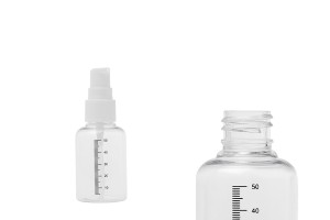 Flasche 50 ml aus Kunststoff für Creme -24 Stücke-εικόνα_διαστάσεις