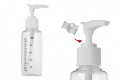 Bouteilles en plastique de 100 ml pour shampooing - 24 pcs